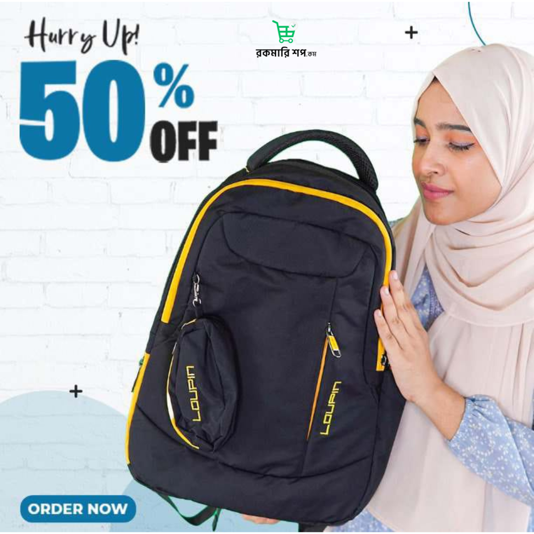 Loupin Fashionable Men Women Travel, Office, School Backpack.